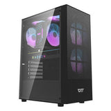 Datorfodral Darkflash A290 + 3 Fläktar (svart)