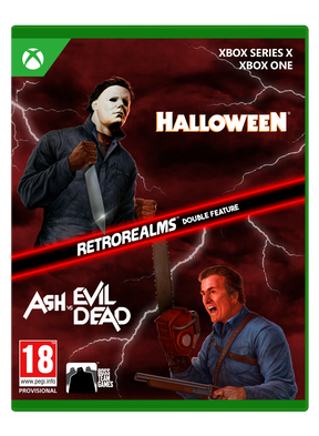 RetroRealms: Halloween & Ash vs Evil Dead – Double Feature – Xbox One / Xbox Series X – forside