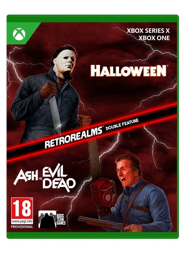 RetroRealms: Halloween & Ash vs Evil Dead – Double Feature – Xbox One / Xbox Series X – forside