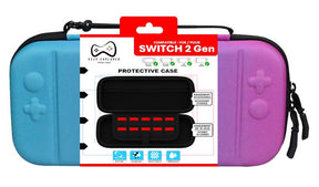 Deep Explorer Protective Case – Blå/Pink – Nintendo Switch 2 – produktbillede