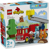 LEGO - DUPLO Town - Fire Engine with Hose and Firefighter (10473) LEGO
