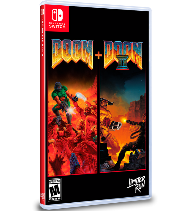DOOM + DOOM II – Limited Run – import – Nintendo Switch – spilomslag