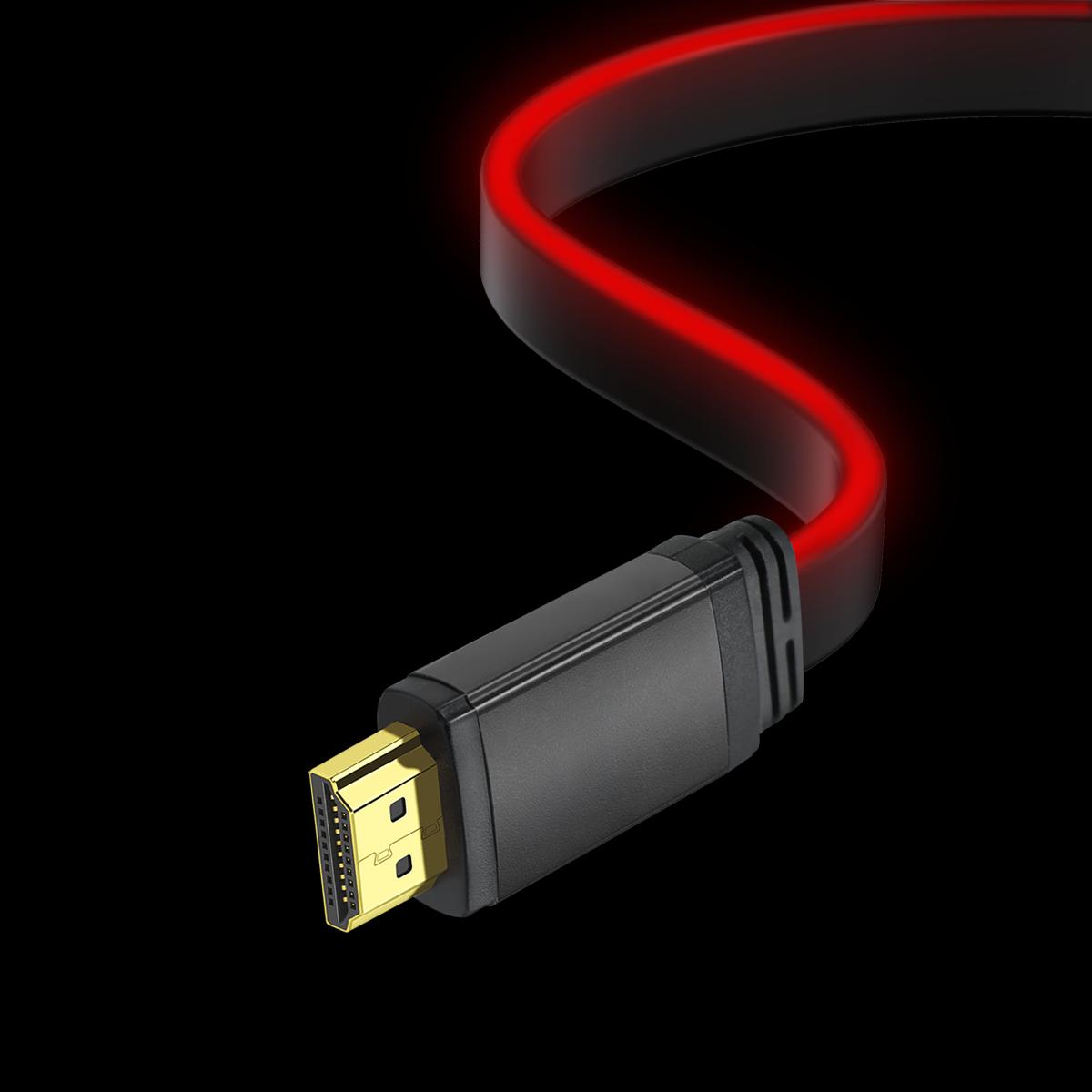 Oniverse - Hdmi Led Cable 8K - Red ONIVERSE