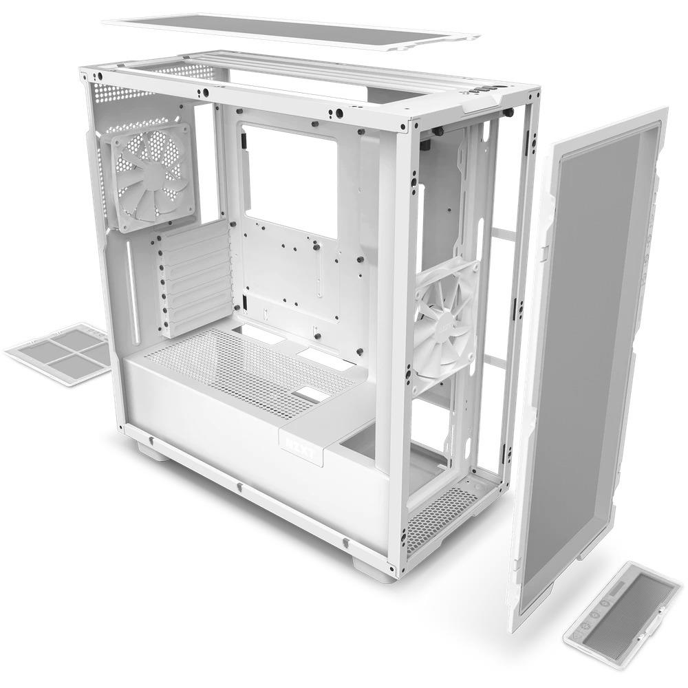 NZXT H7 Flow White Mid-Tower Case