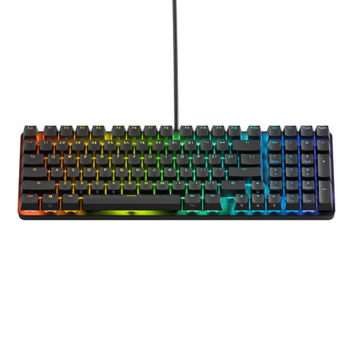 Sort Glorious GMMK Eternal 96% med Nordic-layout og RGB-belysning
