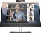 HP E24mv G4 Conferencing Monitor 23.8 1920 X 1080 (Full HD) VGA (HD-15) HDMI DisplayPort 60Hz Pivot-skärm