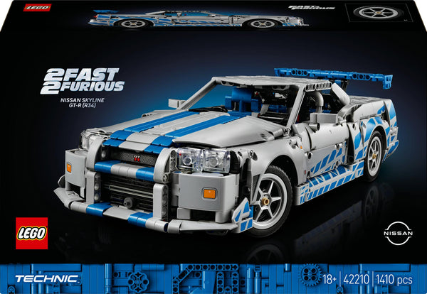 LEGO 42210 Technic 2 Fast 2 Furious Nissan Skyline GT-R (R34)