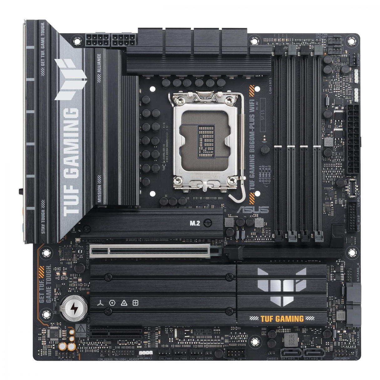 ASUS TUF GAMING B860M-PLUS WIFI (mATX, B860, LGA 1851, DDR5)