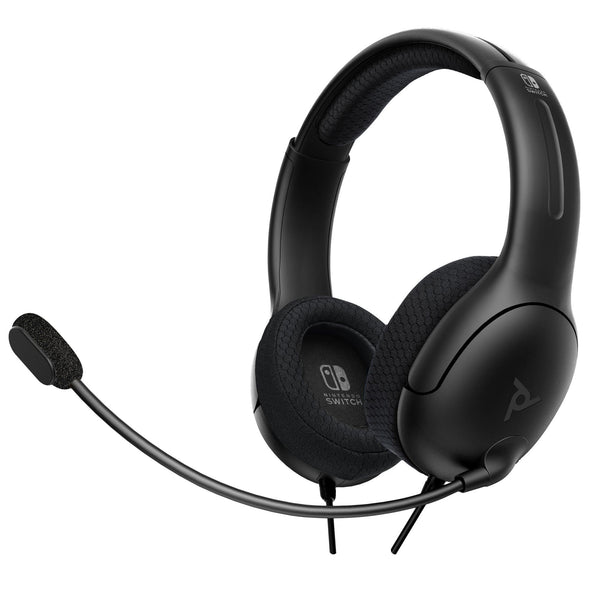 PDP LVL40 kablet Nintendo Switch-headset – sort