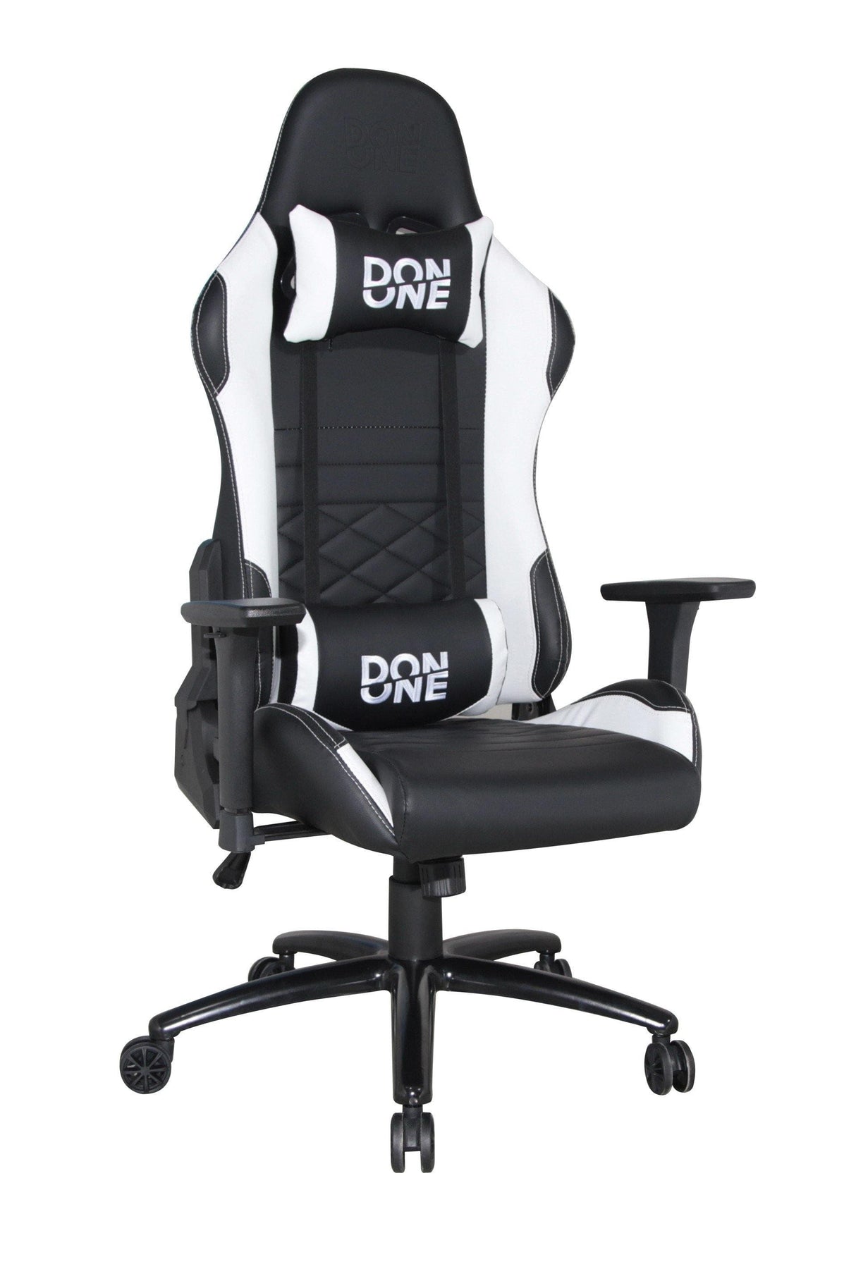 DON ONE -GC300 Gaming Stol - Svart/Vit PS5 Färger - PU Läder - Upp Till 120 KG