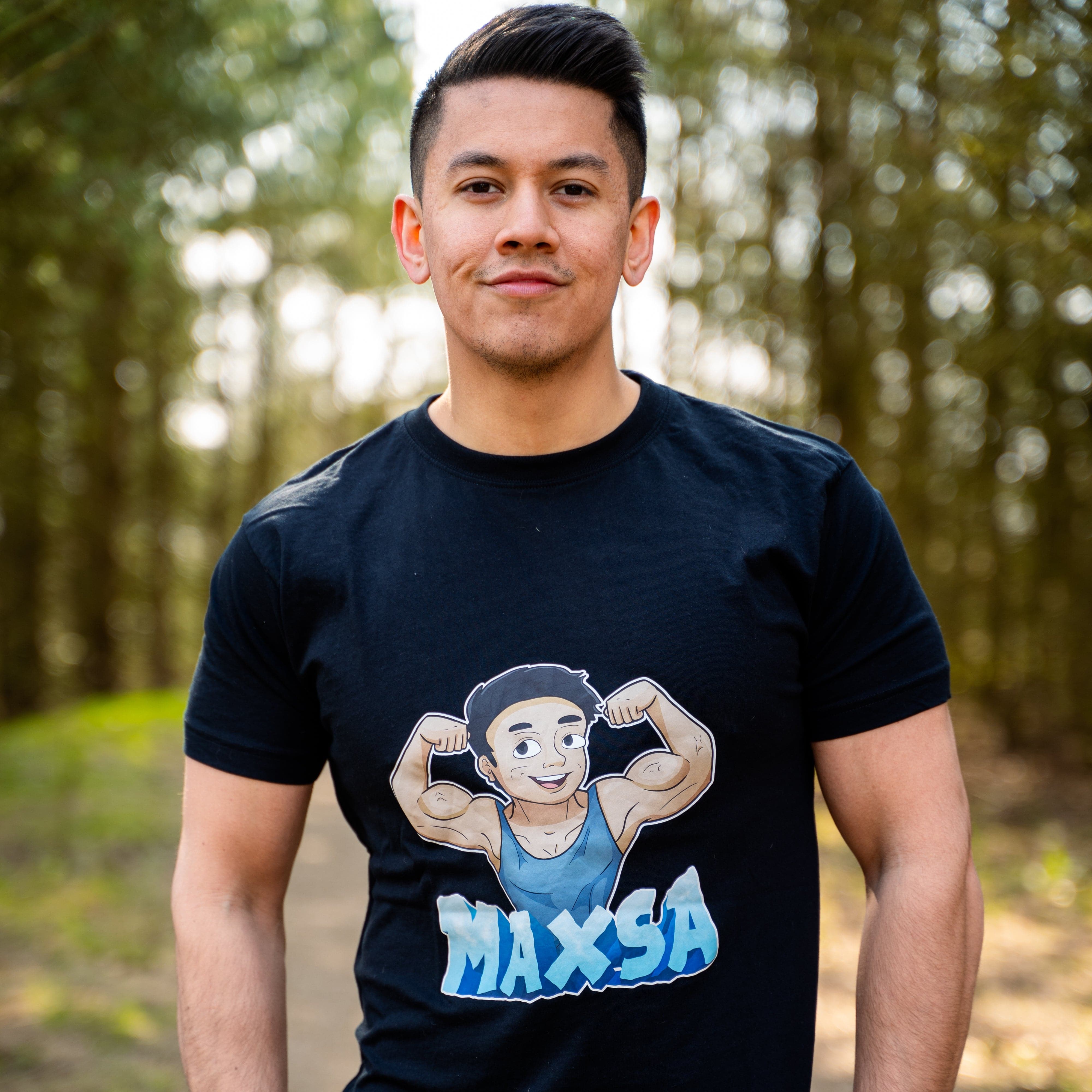 MaXsa Logo Blå T-shirt