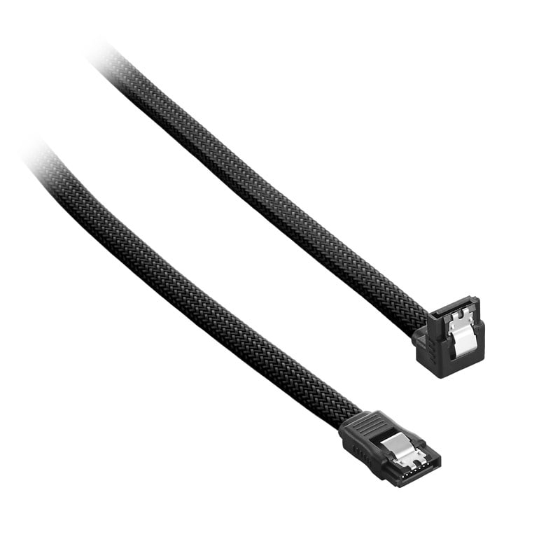 CableMod ModMesh Right Angle SATA 3 Kabel 60cm - Svart
