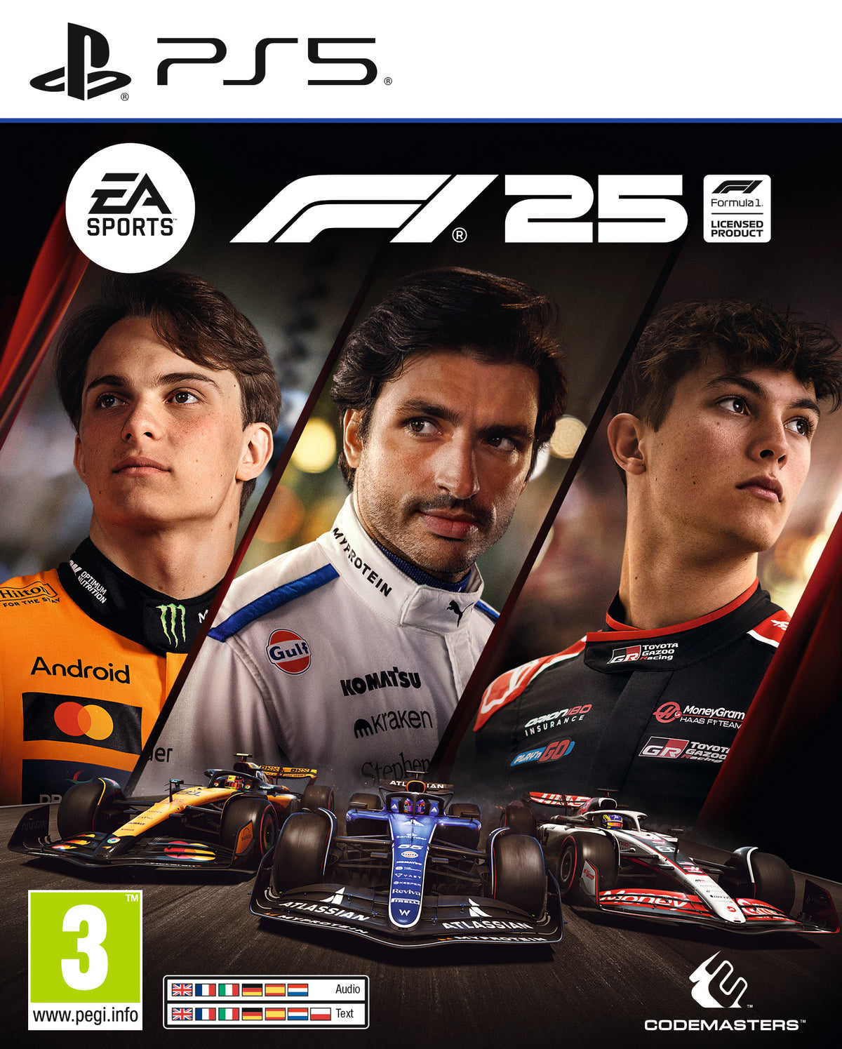 EA Sports F1 25 – PlayStation 5 – spilomslag