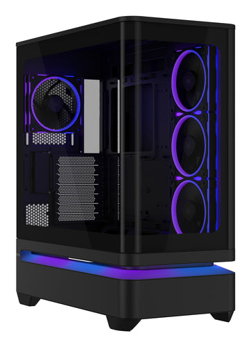 ASUS PRIME AP304 TG ARGB BLACK – set skråt fra siden
