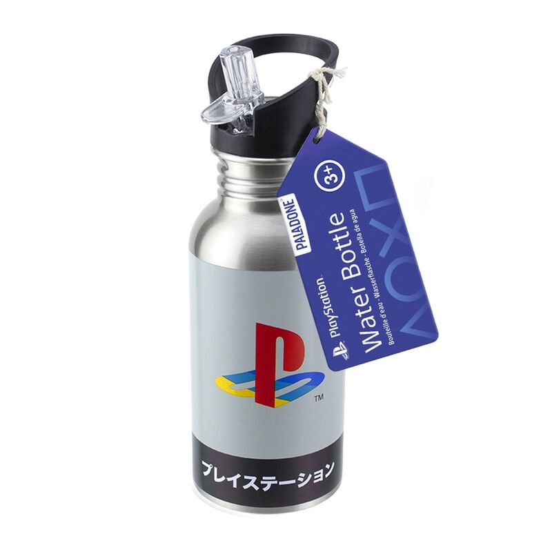 Playstation Heritage Metall Vattenflaska W Halm