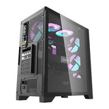 Datorfodral Darkflash DRX70 MESH + 4 RGB-fläktar (svart)