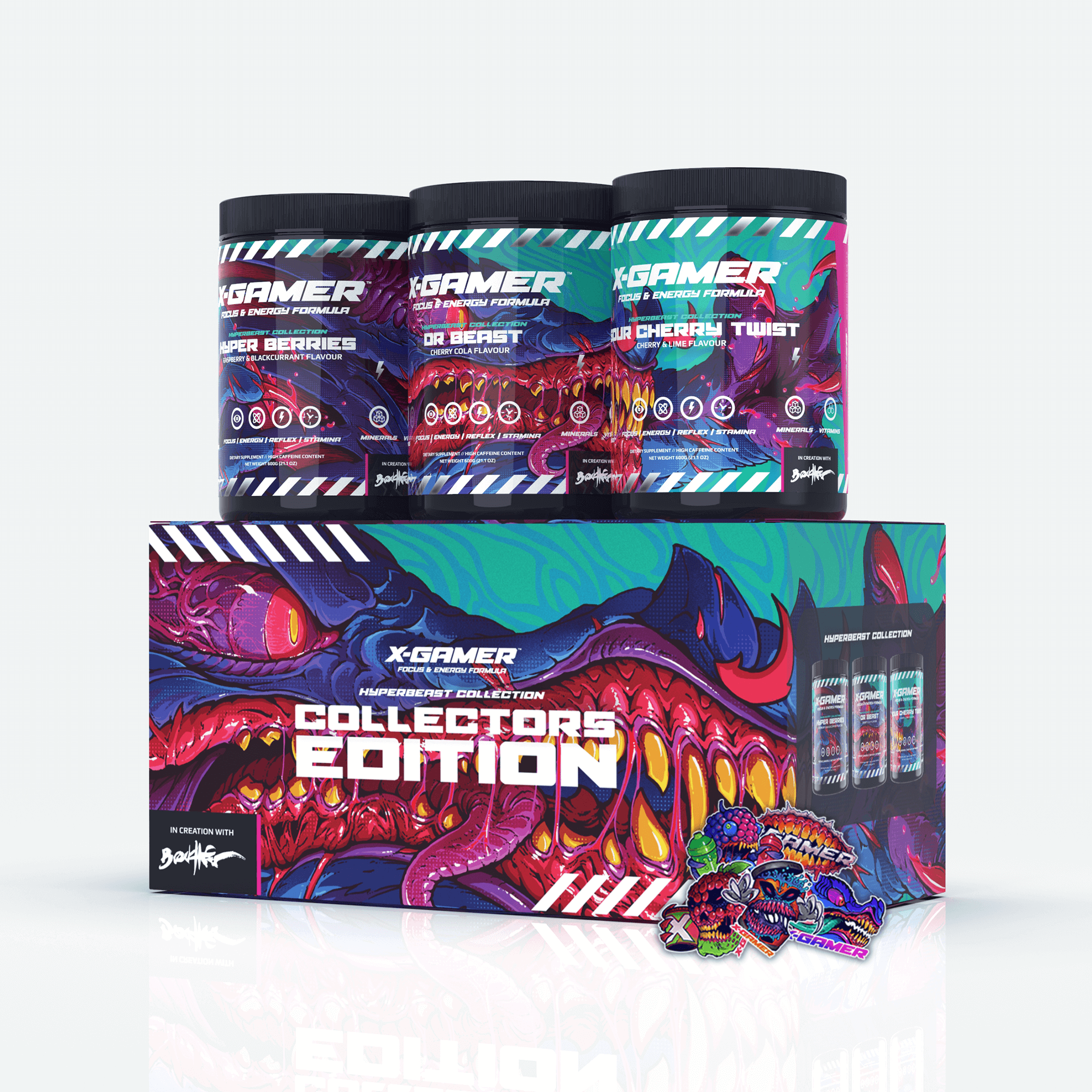 Hyper Beast Collection Box 3x 600 (1800g / 180 portioner)