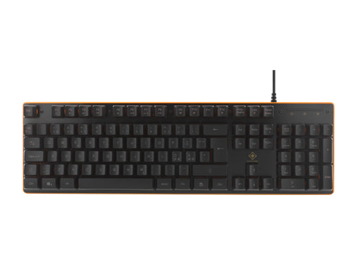 DELTACO GAMING GAM-021 Tangentbord Membran Orange Kablage Nordic