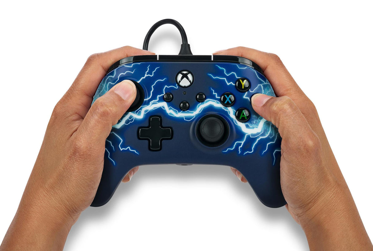 PowerA Advantage Cabled Controller - Xbox Series X/S - Arc Lightning