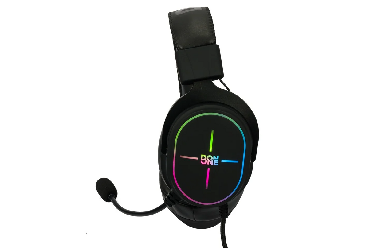 DON ONE - GH401 RGB-spelhörlurar - Virtual Surround Sound 7.1