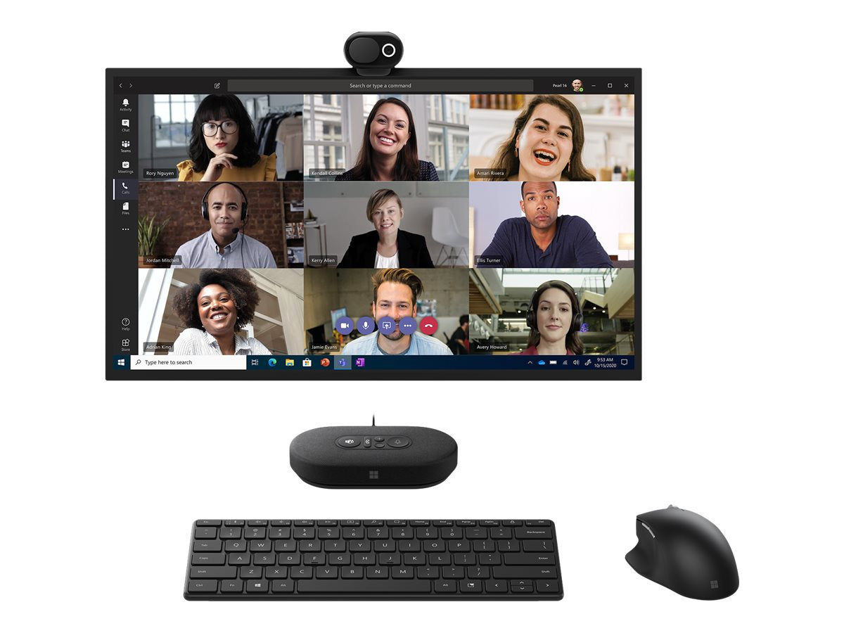 Microsoft Modern Webbkamera För Företag 1920 X 1080 Webbkamera Gängad