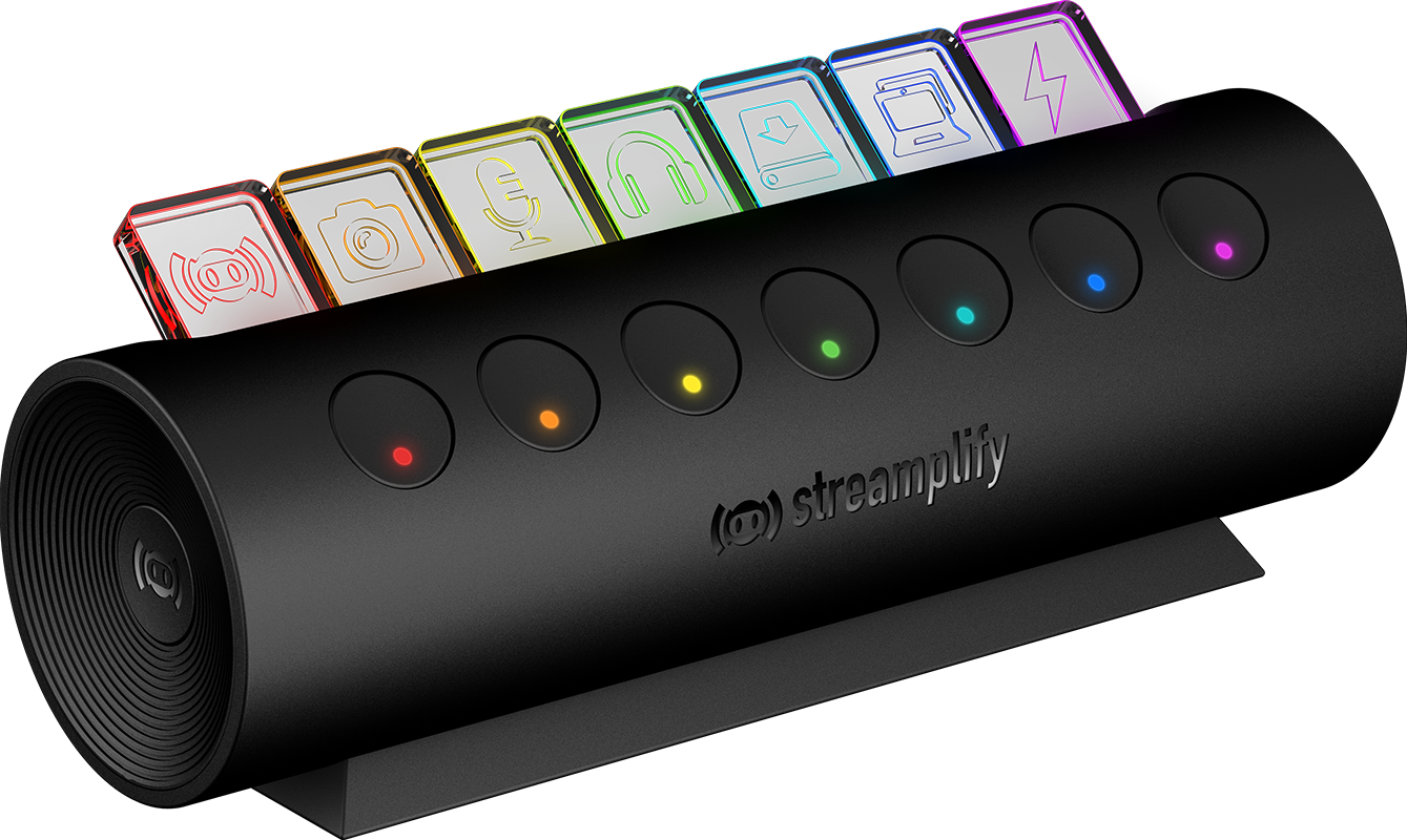 Streamplify HUB CTRL 7 Slot, RGB, 12V - Svart