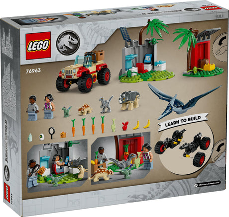 LEGO 76963 Jurassic World Baby Dinosaur Rescue Center LEGO