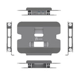 j5create – justerbart laptopstativ med 4K USB-C-dock – Illustration af sider