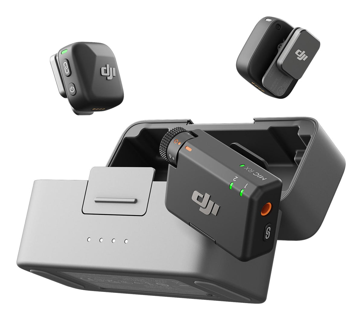 DJI - Mic Mini (2 TX + 1 RX + Charging Case) DJI