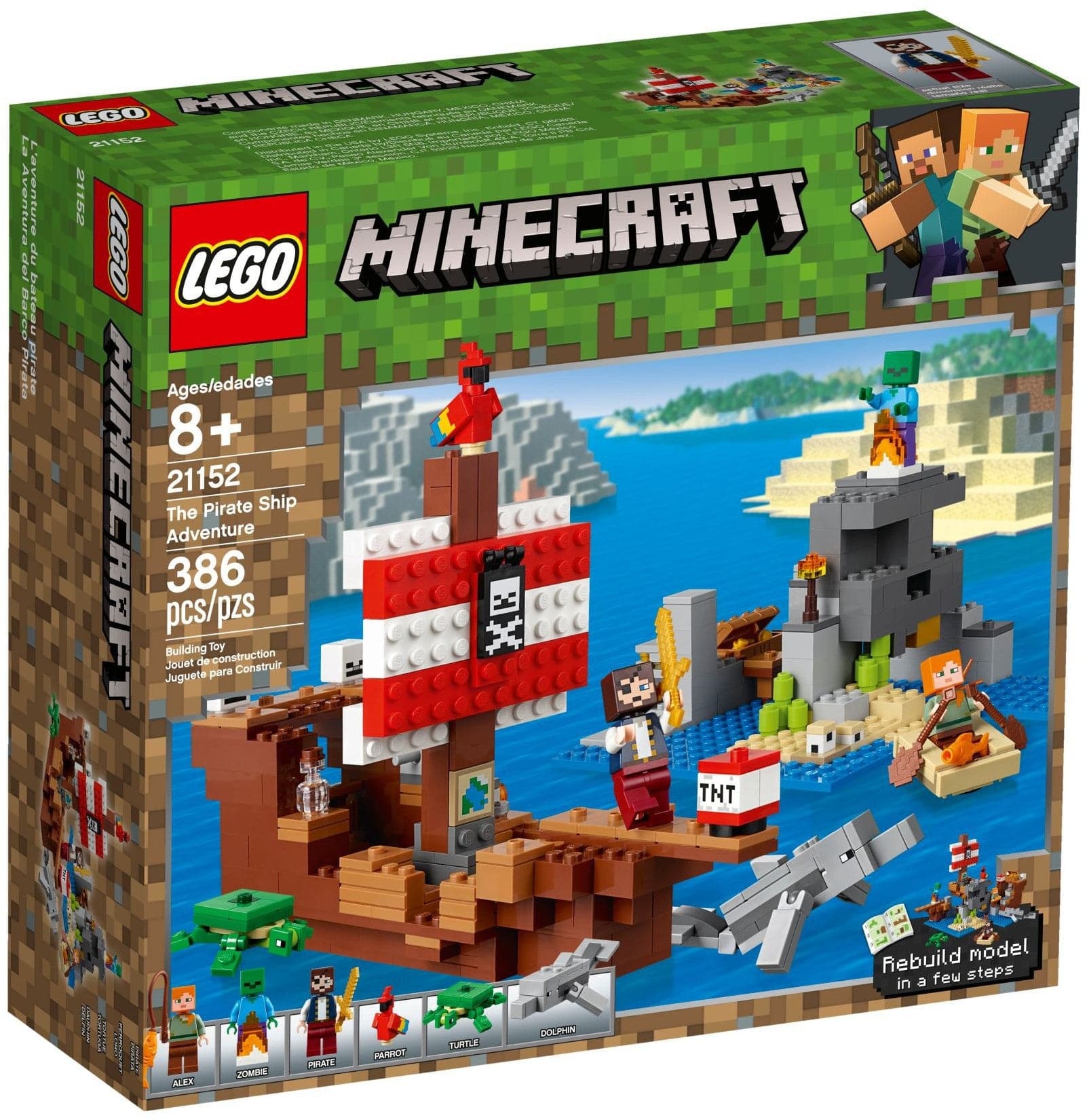 LEGO Minecraft - The Pirate Ship Adventure (21152)