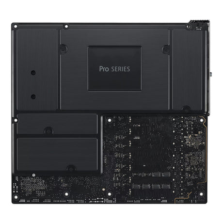 ASUS PRO WS WRX90E-SAGE SE set bagfra med beskyttende bagplade