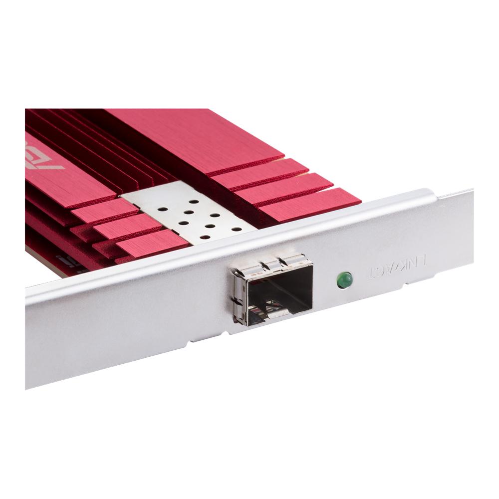 LAN ASUS XG-C100F 10G PCIe Network Adapter SFP+ port for Optical Fiber Transmission and DAC cable ASUS