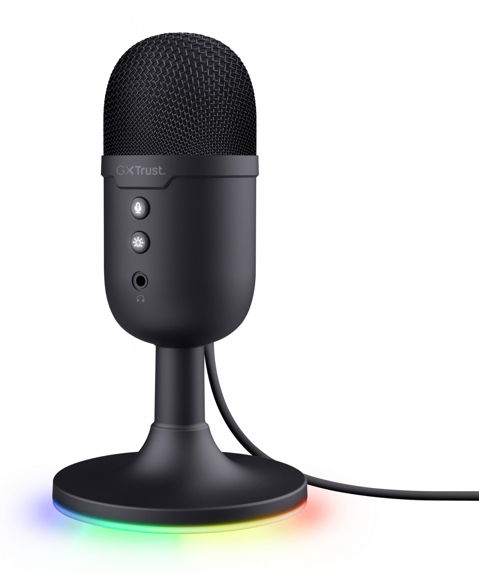 TRUST GXT234 YUNIX USB MICROPHONE - SVART