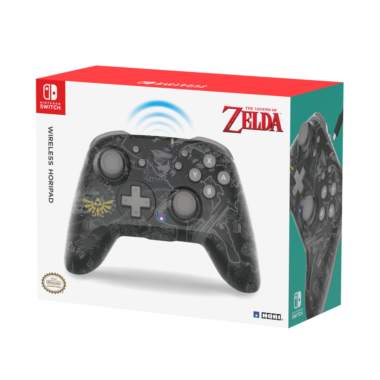 Hori HORIPAD Wireless (Zelda - Black &amp; Grey)