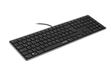 Speedlink - RIVA Slim Metal Scissor Keyboard, black - DE Layout Speedlink