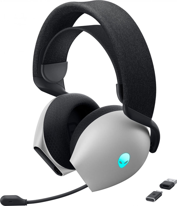 Alienware AW725H trådløst tri-mode-headset - hvid