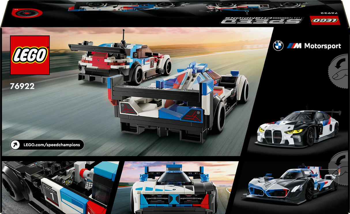 LEGO Speed Champions - BMW M4 GT3 &amp; BMW M Hyvrid V8 (76922)