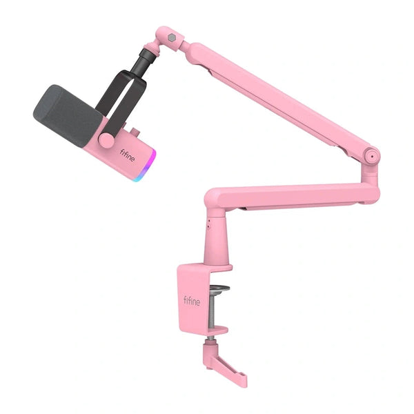 Fifine AmpliGame TAM8 Dynamisk USB/XLR Mikrofon - Pink
