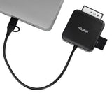 Rollei 4-i-1 kortlæser – SD, microSD, CF og Memory Stick – detalje eller anvendelse 9