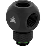 CORSAIR Hydro X Series XF Rotary Y-Splitter Kølevæske system tilpasning 1-pack Sort