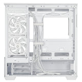 ASUS PRIME AP202 TG ARGB – åbent chassis set direkte fra siden