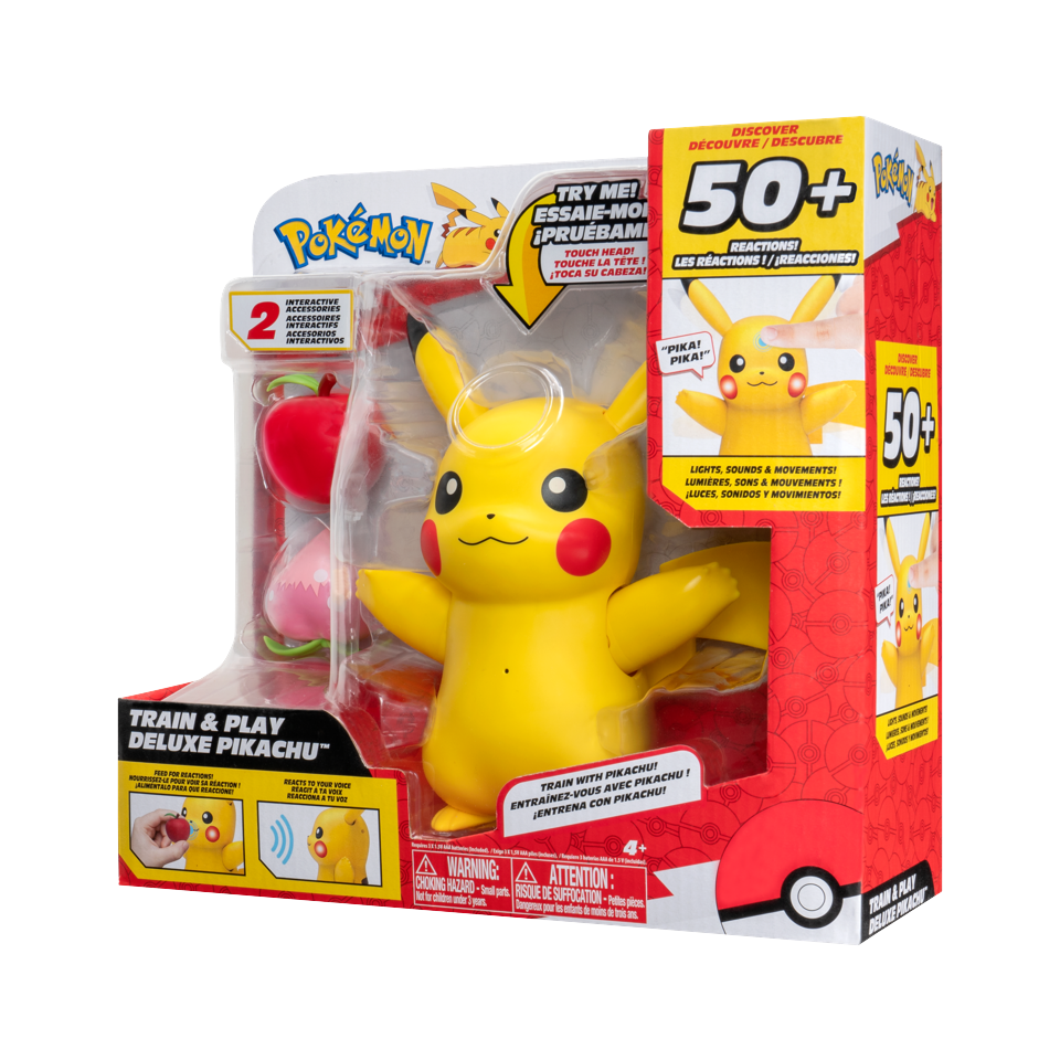 Pokemon - Träna Och Lek - Deluxe Pikachu (PKW3330)