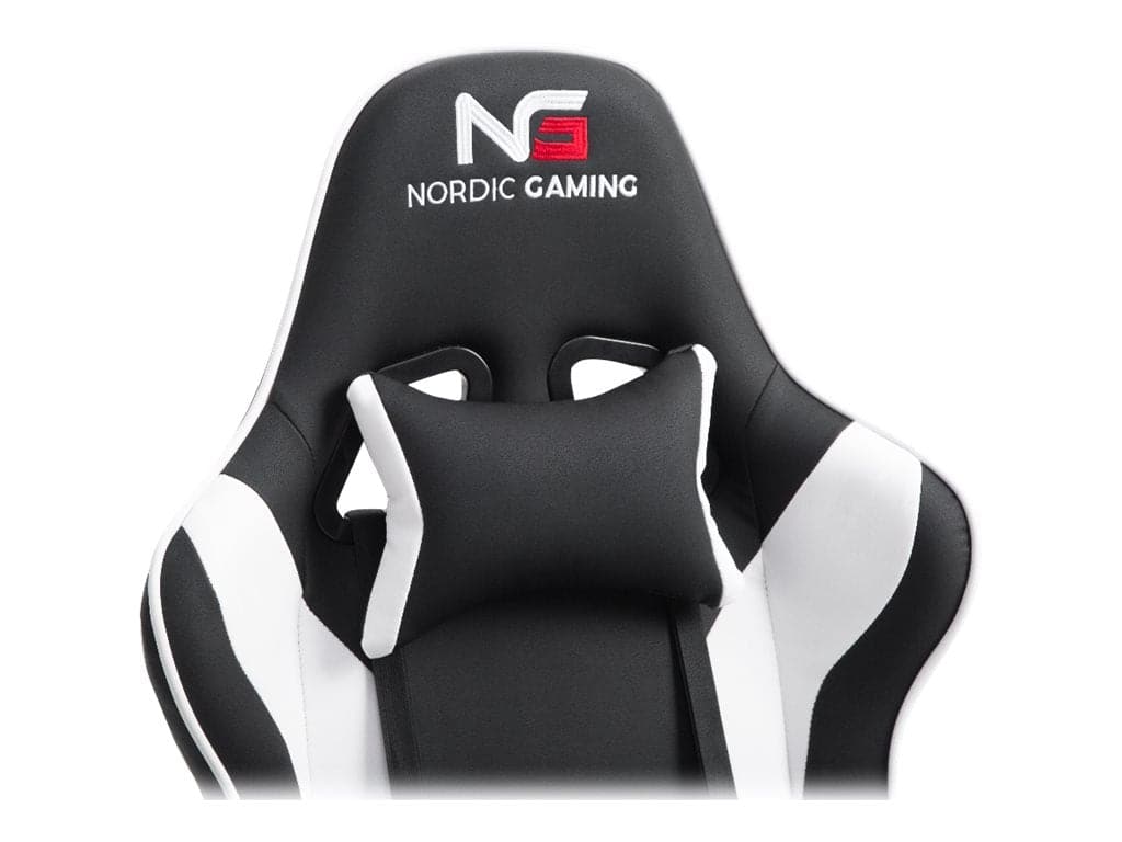Nordic Gaming Racer Stol Vit - PS5 Färg