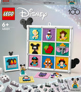 LEGO 43221 Disney 100 år Disney Animerade Ikoner Byggleksak