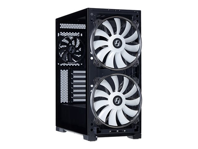 Lian Li LANCOOL 215 Midi-Tower - ARGB - Härdat glas - Svart