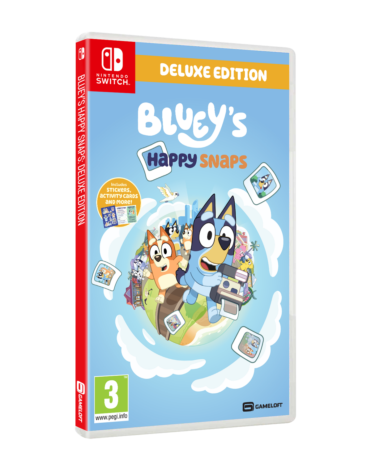 Bluey's Happy Snaps: Deluxe Edition – Nintendo Switch – spilomslag