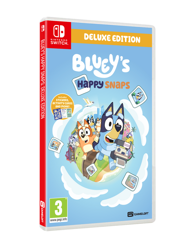 Bluey's Happy Snaps: Deluxe Edition – Nintendo Switch – spilomslag