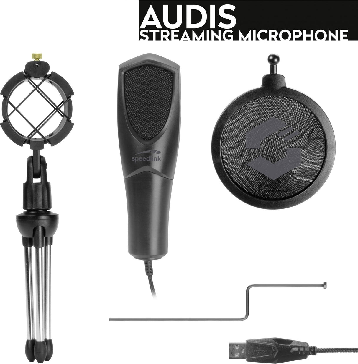 Speedlink - AUDIS Strömmande Mikrofon