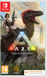 ARK: Survival Evolved (Code in a Box) – Nintendo Switch-emballage