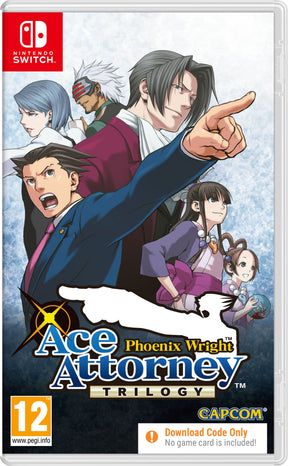 Phoenix Wright Ace Attorney Trilogy (Code in Box) – emballage